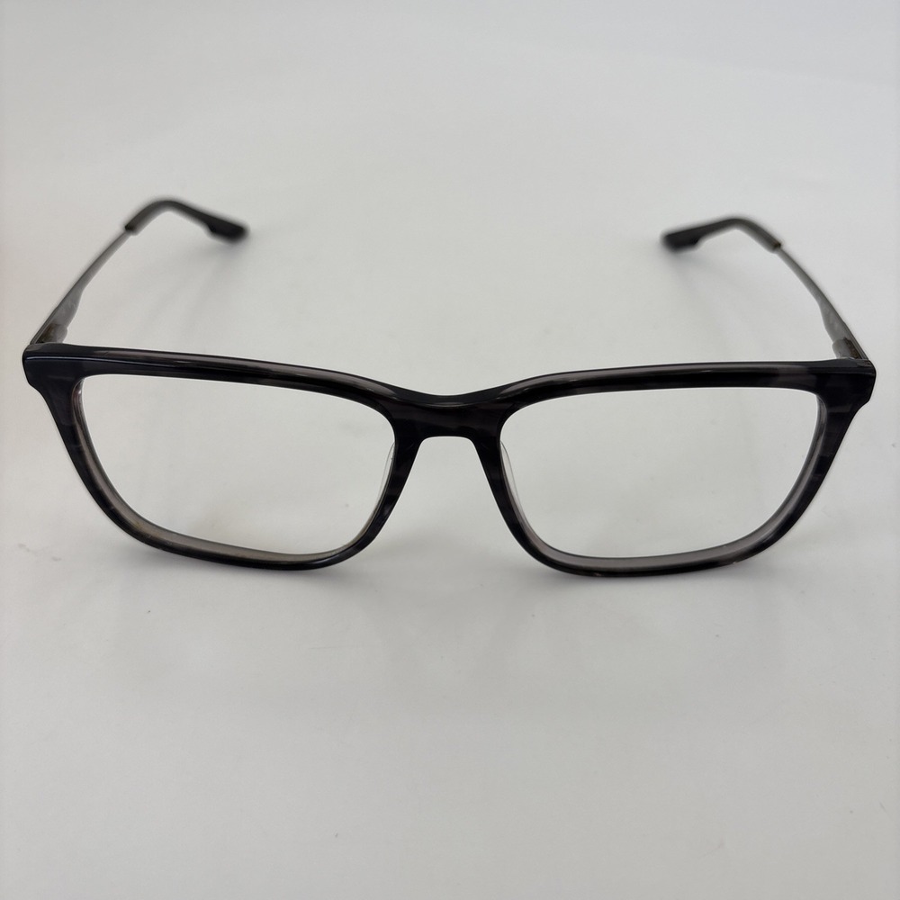 Columbia Eyeglass Frames C8042 026 Black Silver Rectangle 59-17-150 XL